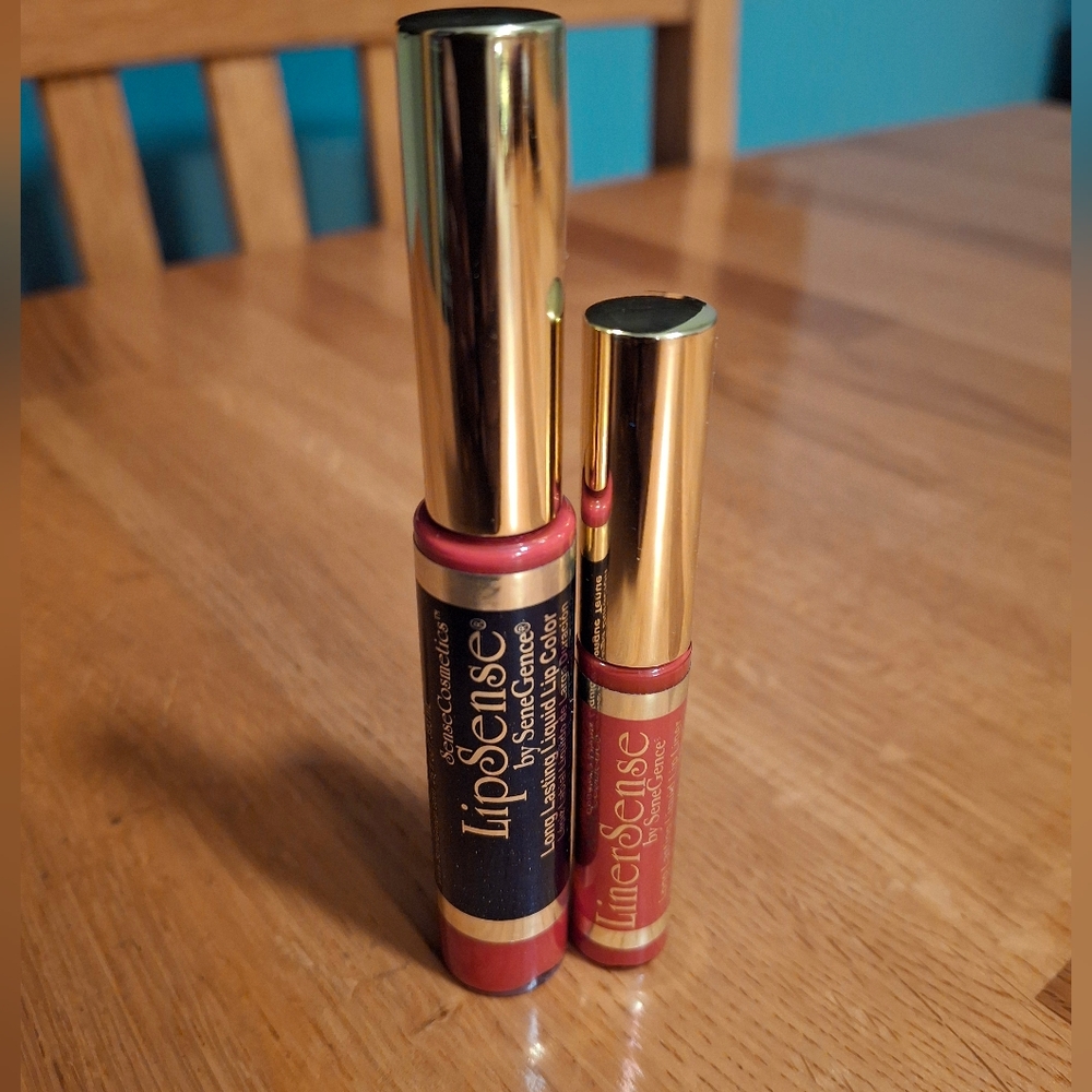 LipSense Liquid Lipstick & LinerSense Blu-Red Original Formula New and Sealed